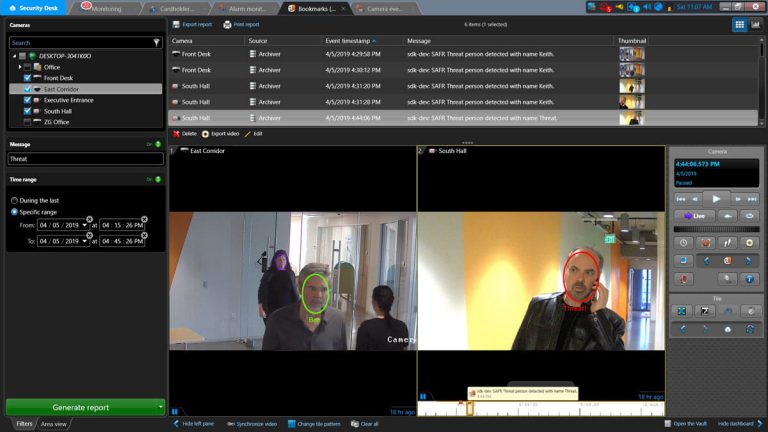 Face Recognition Genetec Bookmarks | Trakterm.com